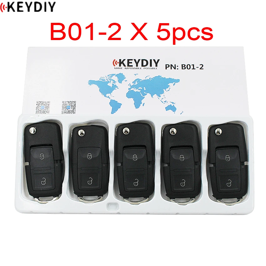 5 шт./лот, KEYDIY Универсальный серии B пульт дистанционного управления B01-2 KD900K/D900+/URG200/KD-X2 ключ программист B5 стиль