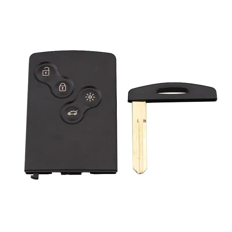 4 Button Car High Quality 43hz PCF7952 Chip Remote Key Smart Card For Renault Koleos Clio Megane Scenic Lagun | Автомобили и