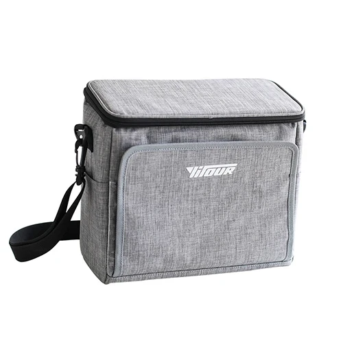 Gray Car Seat Back Organizer Hanging Waterproof Cooler Bag Lunch Bag Food Drink Thermal Pouch Picnic Box Insulated Cool Container - Название цвета: Gray