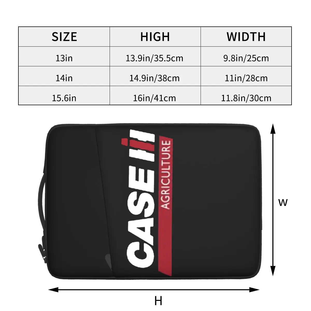 

New Case IH Waterproof laptop bag 13 14 15 inch. Laptop bag protective cover for briefcase.