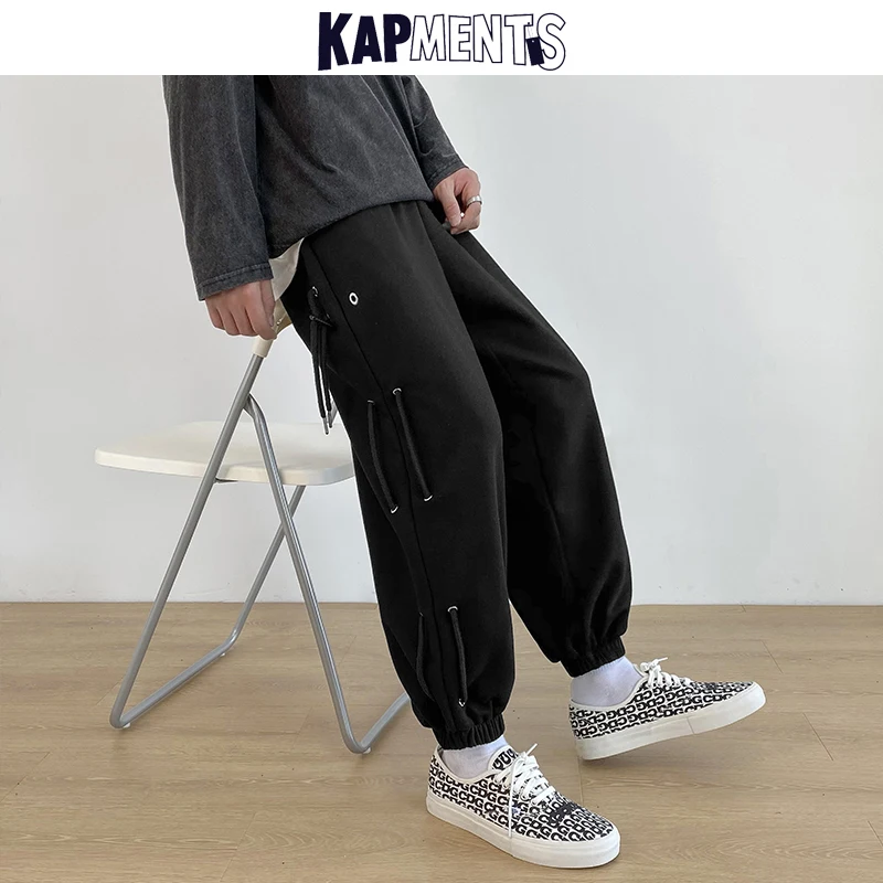 Мужские мешковатые спортивные брюки 2021 правильной формы мужские однотонные
