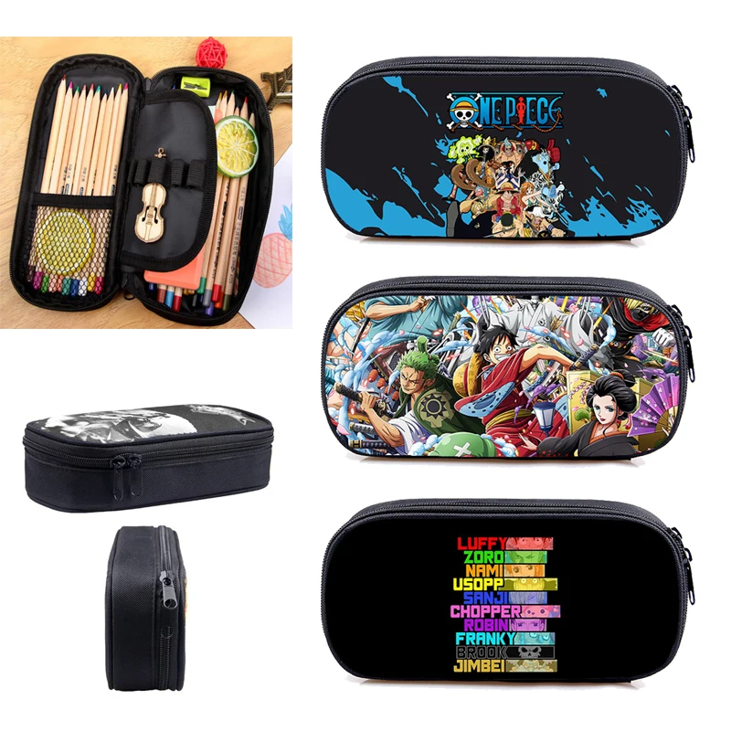 

3D Print One Piece Pencil Case Make Up Box Cosmetic Case Zipper Storage Hip Hop School Supplies Cartoon Case Women Cosmetic Bag
