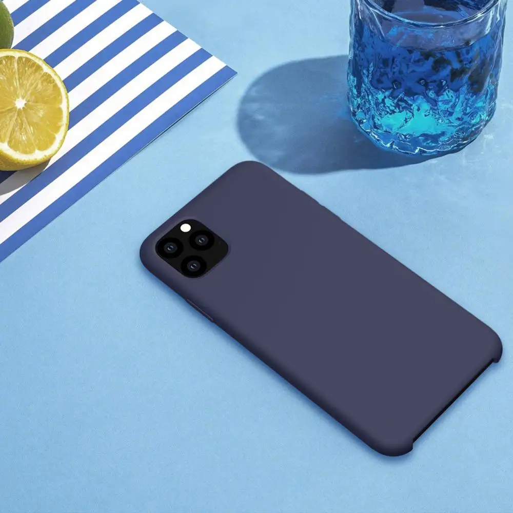 Чехол для Apple iPhone 11 pro max NILLKIN гибкий чехол из чистого жидкого силикона Гладкий