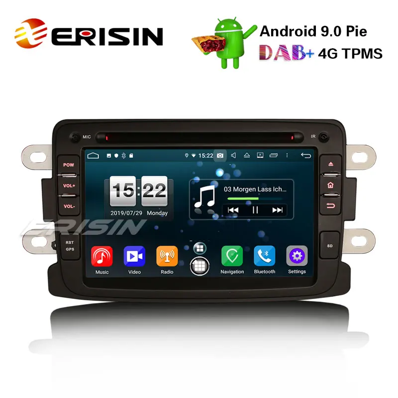 Erisin ES7783D 7 &quotAndroid 9 0 DAB + 4G Wifi Авторадио GPS система для Renault Dacia Duster Logan Dokker Lodgy |