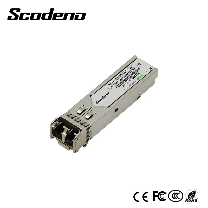 Industrial MMF SFP Module Gigabit DDM BIDI 1.25G Fiber Transceiver 850nm Compatible with Different Brands