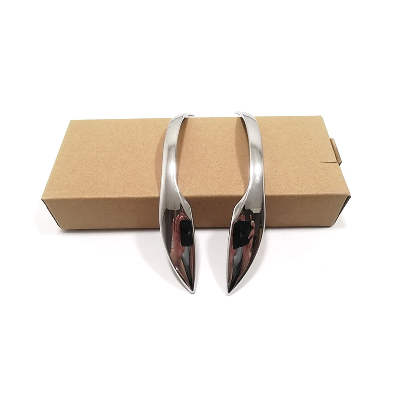 2 шт. хромированные полосы для бокового зеркала заднего вида Honda Fit jazz 2014 2015 2016 2017