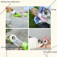 2020 new portable pet dog kettle multi function dog food bowl drinking bowl puppy cat water dispenser pet travel supplies