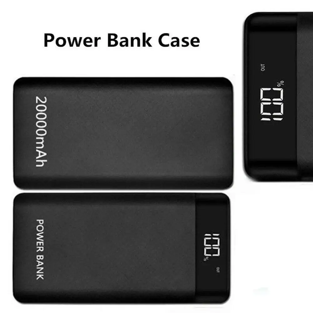 Чехол для аккумулятора Power Bank зарядное устройство 8*18650 с двумя USB портами