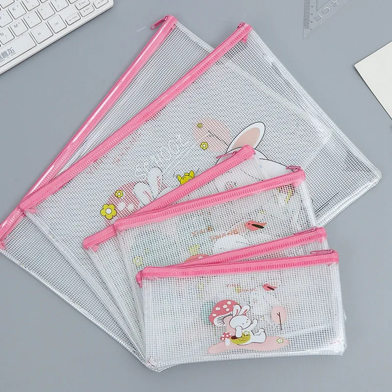 Корейская Простая Сумка-карандаш прозрачная папка для файлов Documen вместительные