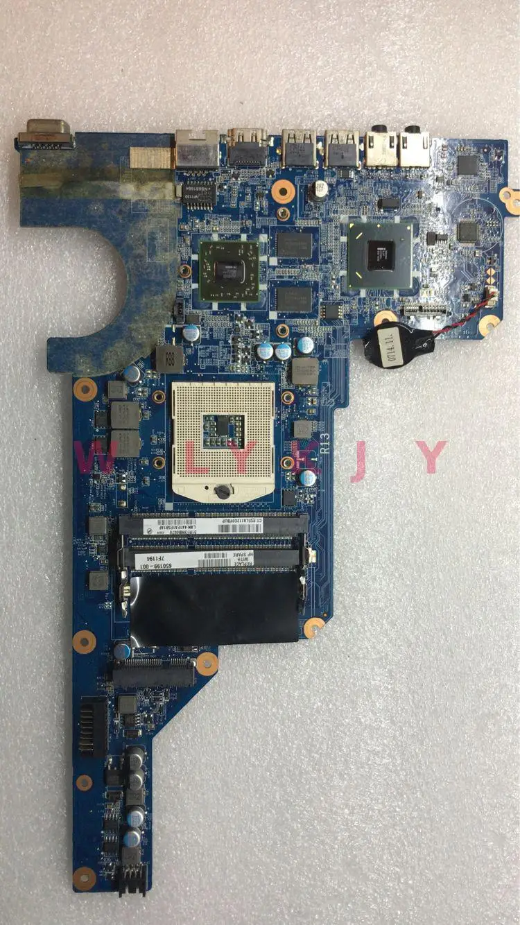 KTUXB 650199 001 DA0R13MB6E1 относится к материнской плате ноутбука HP Pavilion G4 G6 G7 HD6470 1 ГБ DDR3 100%