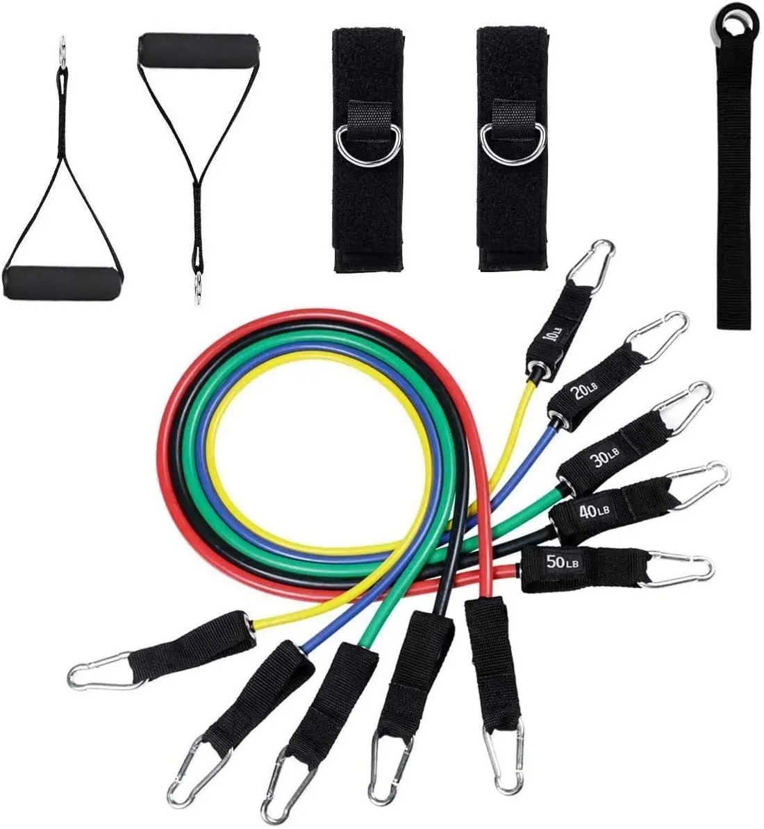 Спортивные Эспандеры комплект для тренировок тянущийся эластичный ремешок
