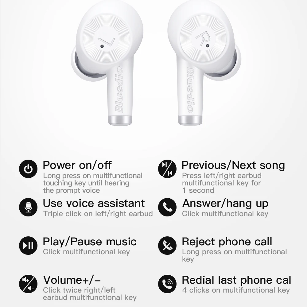 

Bluedio EI Sports Bluetooth Headset Wireless Earbud With Built-in Microphone Sweat Proof Earphone For Phones And Music