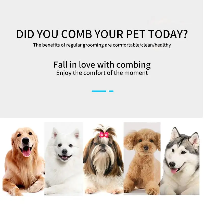 Триммер для вычесывания шерсти домашних животных кошек собак уход за шерстью