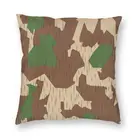 Крутая WW2 Германия Splintertarn Splinter камуфляжная квадратная декоративная подушка чехол с принтом Военная камуфляжная наволочка для автомобиля