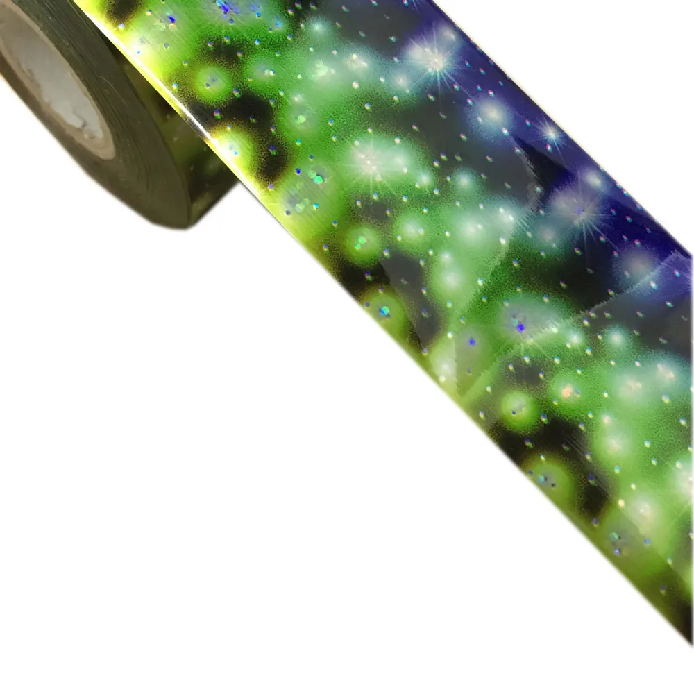 16 рулонов фольги для ногтей с лазерным блеском звездное небо 120 м * 4 см