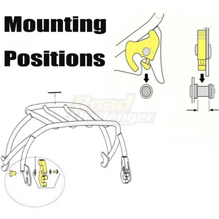 Для Harley Touring 1 Набор мотоциклетных чехлов Съемная Поворотная стойка для багажа с