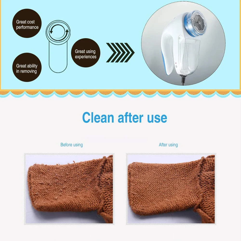 Машинка для удаления ворса электробритва катышков свитеров штор ковров|Машинка