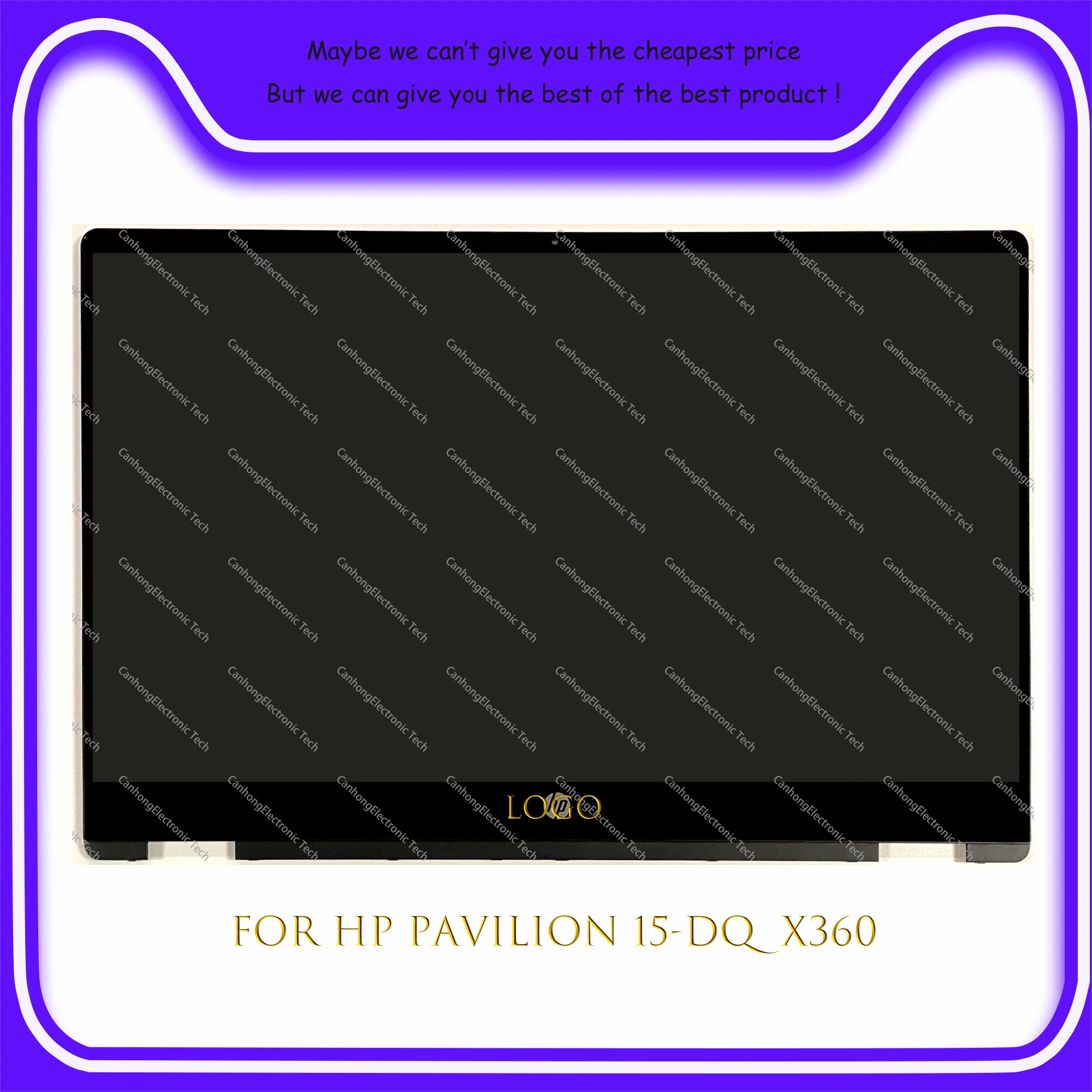 ЖК дисплей с сенсорным экраном и дигитайзером в сборе для HP Pavilion 15 dq dq1050nia dq1052nia