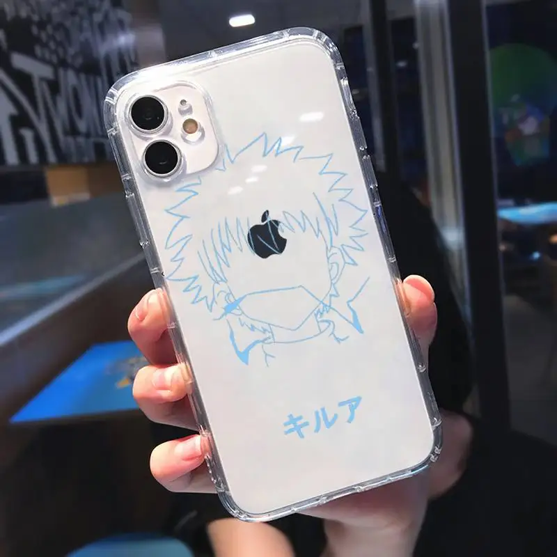 

HUNTER x HUNTER HxH Gon Killua Anime Phone Case Transparent soft For iphone 5 5s 5c se 6 6s 7 8 11 12 plus mini x xs xr pro max