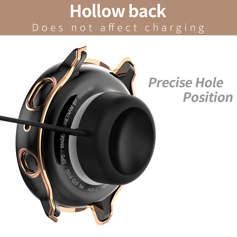 Защитная пленка для экрана двухцветная из поликарбоната Samsung Galaxy Watch Active 2 40 мм 44