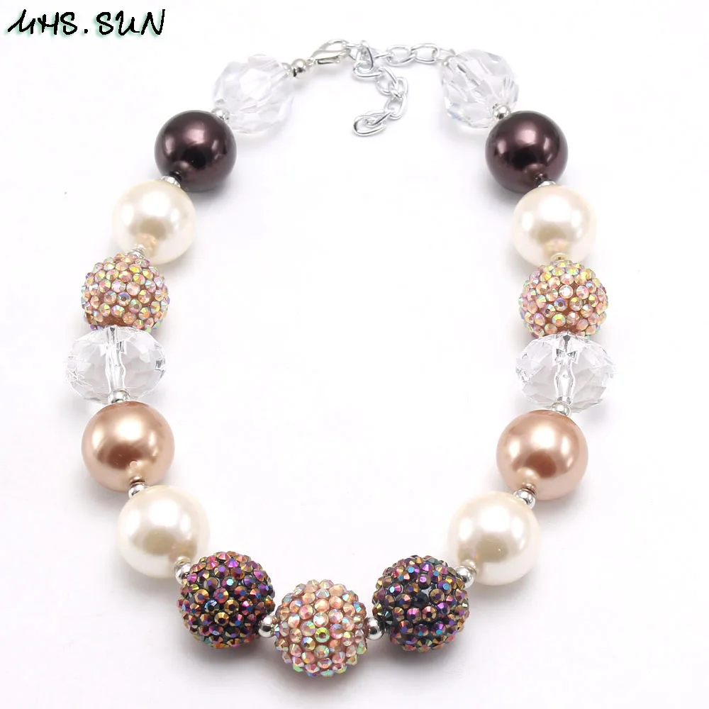 MHS. SUN модное дизайнерское ожерелье с бусинами для маленьких девочек сделай сам