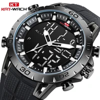 new brand outdoor sports silicone watches digital led waterproof watch mens electronics fashion wristwatches male clock 1812