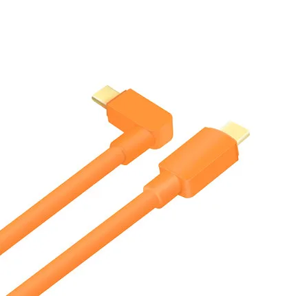 Тип с разъемами типа C и Тип-C кабель USB-C 1 5 м-10 м высокая видимость оранжевый локоть