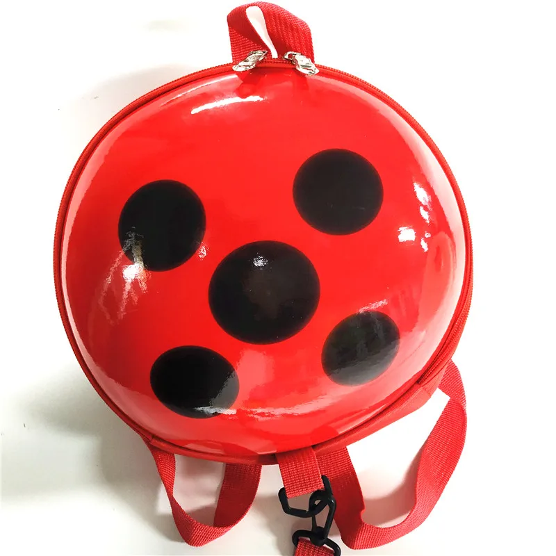 five star ladybug Маленький школьный рюкзак с изображением пчелы из мультфильма для детей, жесткий рюкзак для школьников и девочек, мягкий рюкзак с двойным плечом, повседневная сумка из искусственной кожи - Цвет: five star ladybug