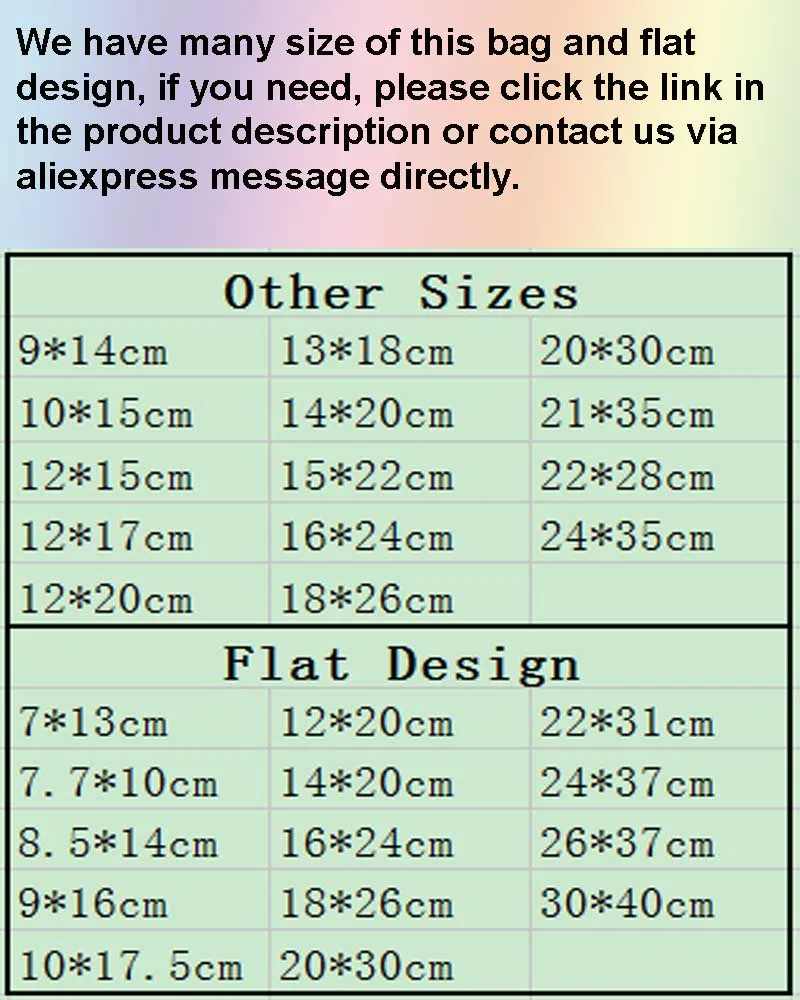4 7 ''x 9'' (12x20 см) Майларовый прозрачный пакет из алюминиевой фольги для