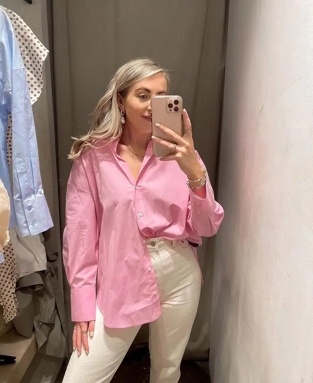 Vintage Chic Women Candy Color Single Breasted Bohemian Blouse Shirts Long Sleeve Linen Cotton Boho Elegant Blusas | Женская одежда