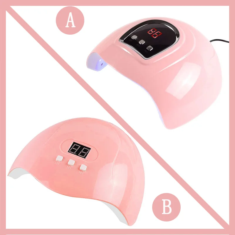 54 Вт 18 шт. светодиодный сушильный аппарат для ногтей с двумя ручками СВЕТОДИОДНЫЙ