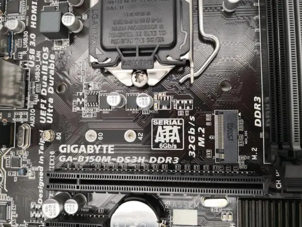 Gigabyte GA-B150M-DS3H DDR3 настольная материнская плата B150M-DS3H B150 LGA 1151 Core i7 i5 i3 32G SATA3 USB3.0 M.2