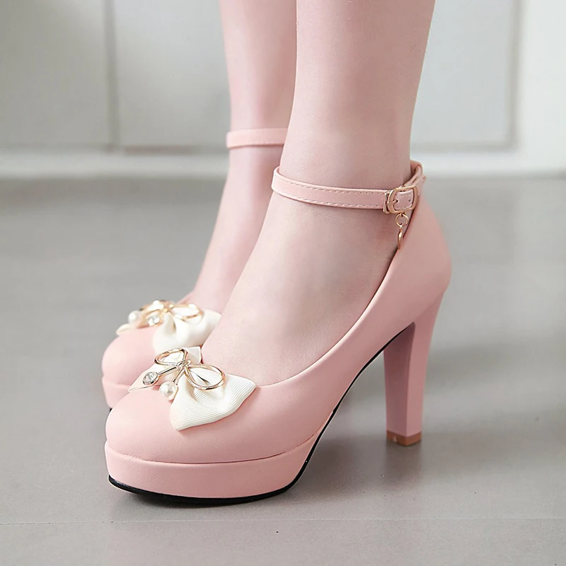 Rimocy/женские туфли лодочки на очень высоком каблуке с бантом Изящная роскошная