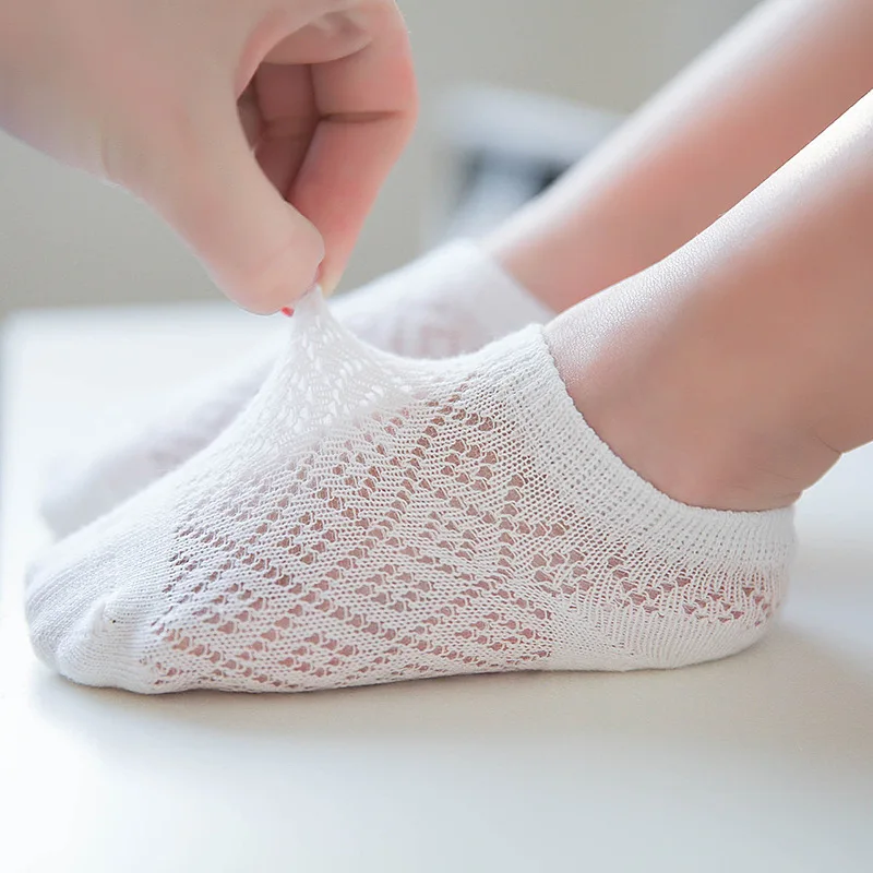Детские хлопковые носки Lotus 5 парт/Лот тонкие дышащие сетчатые мягкие для