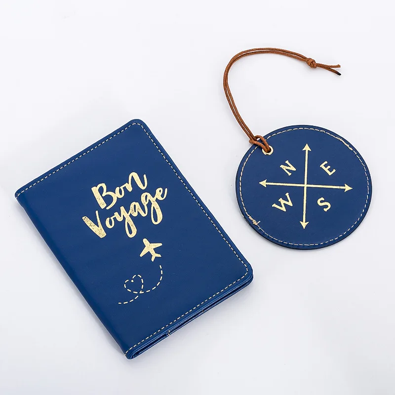 Обложка для паспорта с биркой багажа набор женских аксессуаров путешествий