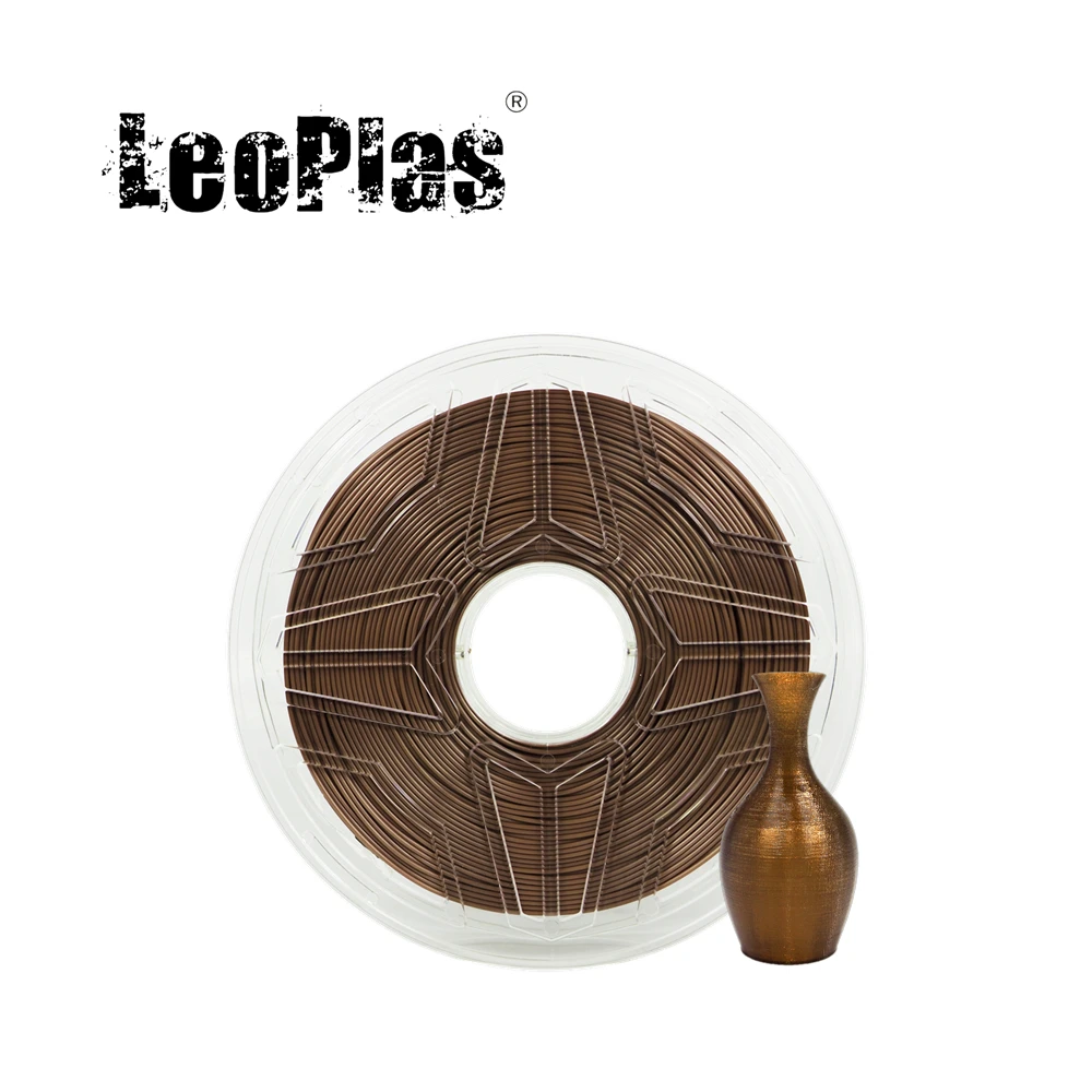

LeoPlas 1.75mm Flexible Soft Coffee Brown TPU Filament 1kg For FDM 3D Printer Pen Consumables Printing Supplies Rubber Material