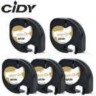 Лента для этикеток Dymo leretroag 18771, 18768, 18769, LT18769, черно-белая, 12 мм х 2 м, 18770, 91201, LT-100H