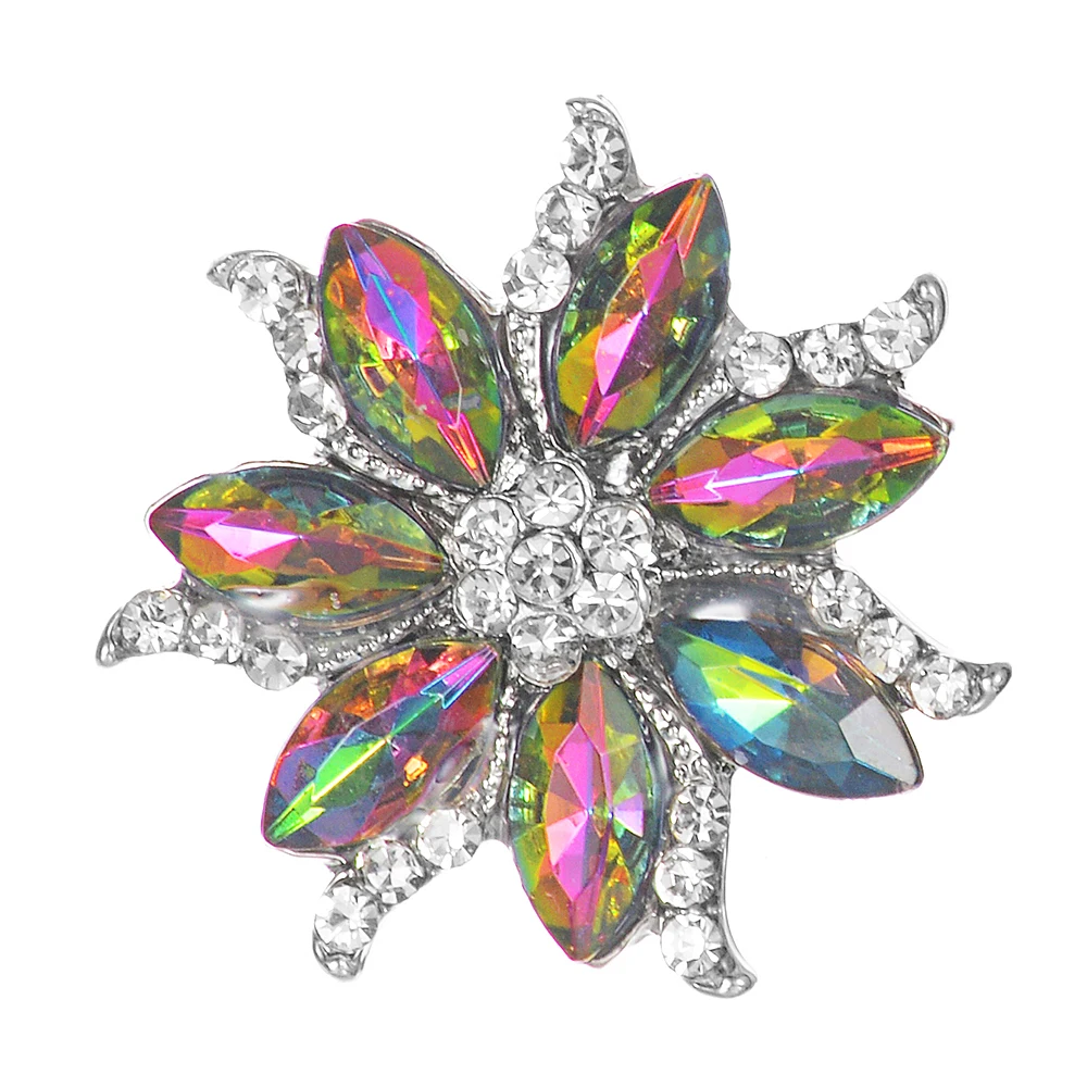 5 цветов Кнопка оснастка ювелирной 18 мм оснастки кнопки смешанные фиолетовый