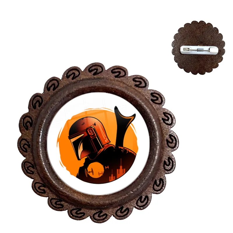 Деревянные броши Yoda с изображением малыша лучшей сестры мандалор тематическая