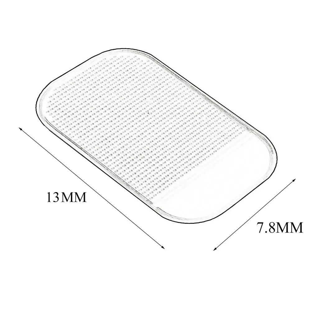 

1PC 13.8x7.8cm Car Dashboard Sticky Pad Silica Gel Strong Suction Pad Holder Anti Slip Mat For Mobile Phone Car Accessories Hot