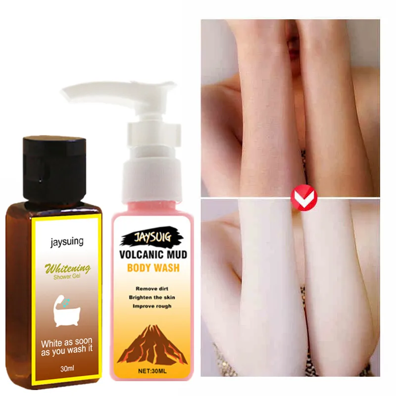 Откачивания вулканической грязи молочко для душа мытья тела отбеливание