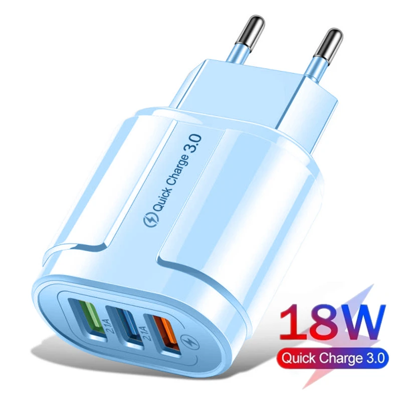 Блок питания Maerknon для USB устройства 18 Вт цвет белый/черный | Мобильные телефоны и