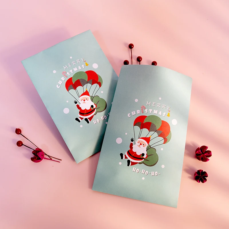 12 комплектов Рождественский Бумажный Подарочный Пакет iCraft подарочная упаковка