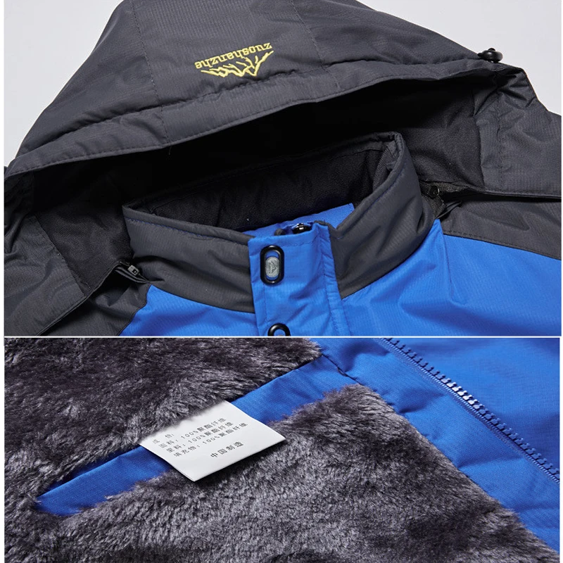 Мужская зимняя теплая пуховая куртка парки верхняя одежда ветрозащитная