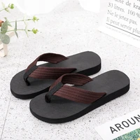 2020 mens flip flop summer korean fashion slippers antiskid clip foot fashion thick bottom sandals outdoor beach slippers