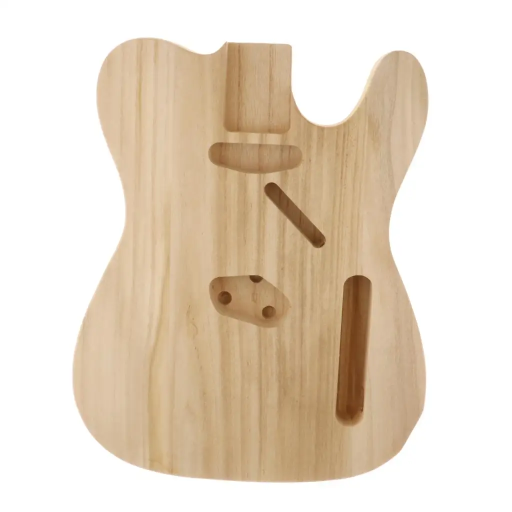 feine unfinished gitarre körper barrel blank poliert holz handwerk ersatz passt für tl elektrische gitarre teile zubehör free global sh