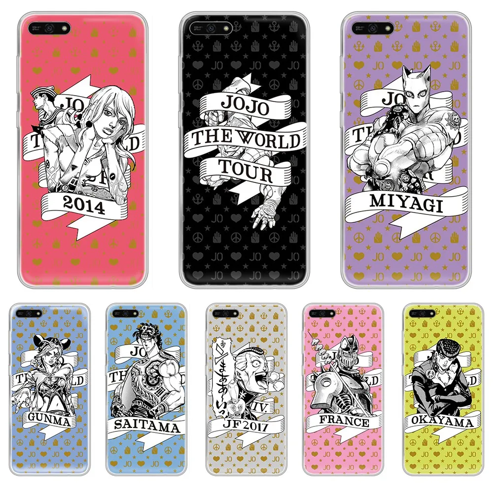 Силиконовый чехол для телефона JoJo's Bizarre Adventure JOJO Etui прозрачный корпус HUAWEI honor mate