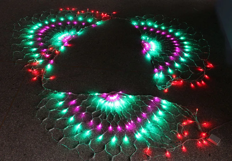 Светодиодные светильники Павлин 220 В Свадебный декор Рождественская сказочная