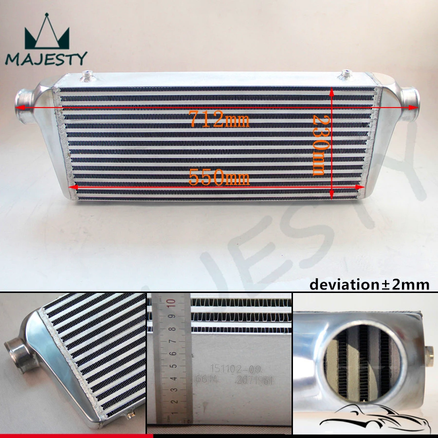 Универсальная панель интеркулера алюминиевый интеркулер FMIC впускное