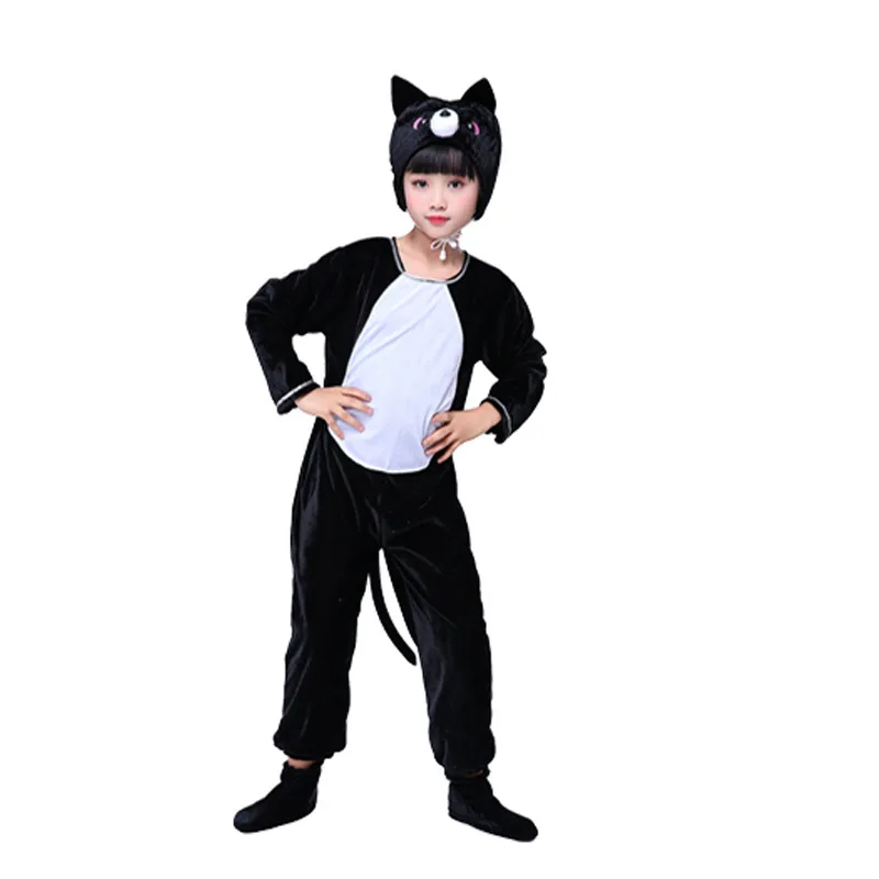Милый костюм кошки на день детей косплей-костюм с животными Хэллоуин для - купить